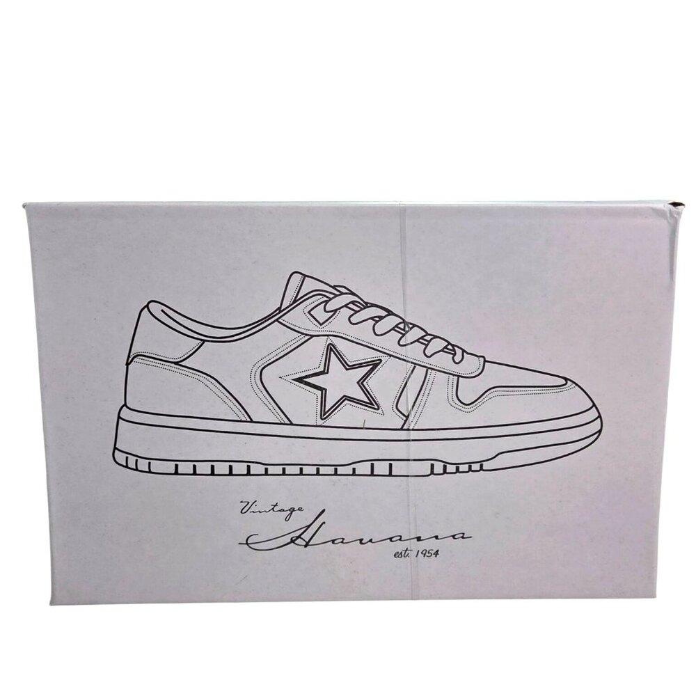 Vintage Havana Womens Star Fresh Sneakers White/Nude Size 8 With 2 Keychains - Picture 10 of 11